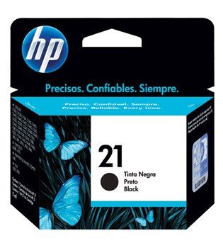 Genuine HP Inkjet Cartridge 21 Black